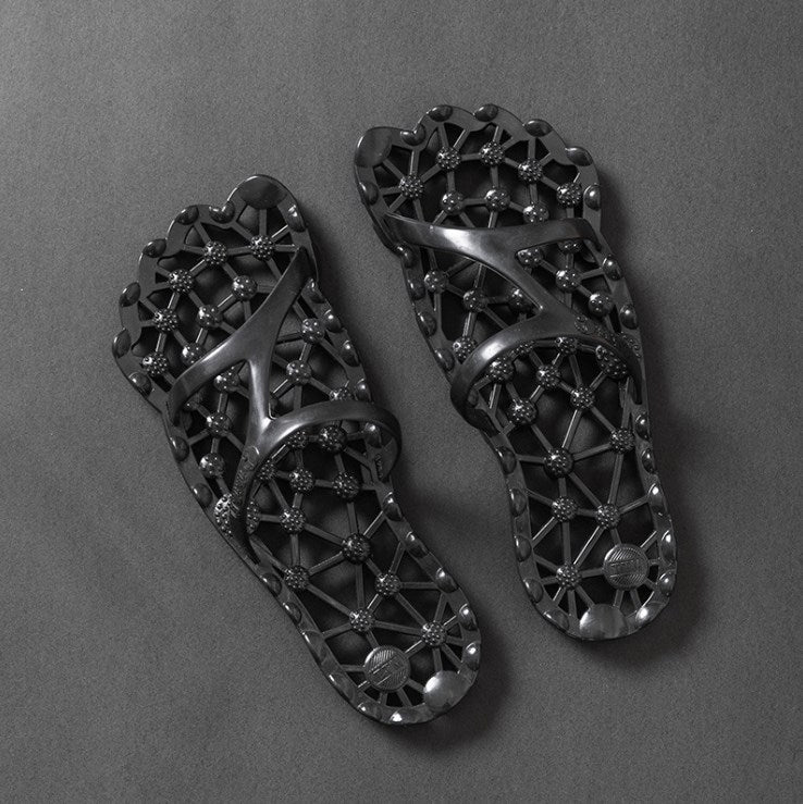 Chaussons de Massage par Acupression pour la Relaxation et le Confort
